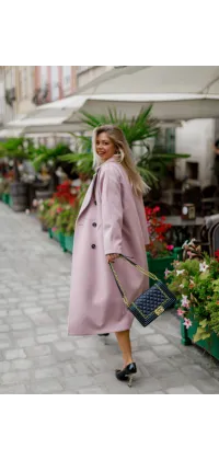 Пудрове пальто IMPERIAL. Колір: Пудровий