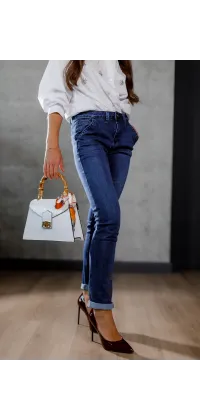 Французькі джинси skinny. Колір: 