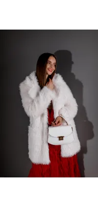 Шуба з преміального екохутра від Jador, одяг від Jador