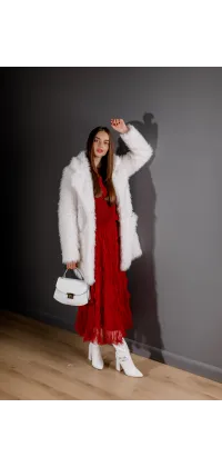 Шуба з преміального еко-хутра, від Jador