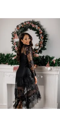 Мереживна сукня IMPERIAL. Колір: Чорний