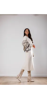 Трикотажна сукня в рубчик, від Jador