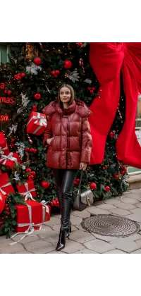 Французька куртка. Колір: Бордовий