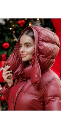 Французький пуховик-oversize, наповнення пух-перо., одяг від Jador