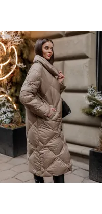 Стьобаний пуховик. Доступні розміри: S