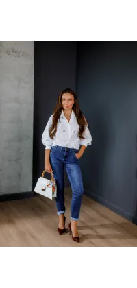 Джинси skinny. Колір: Синій