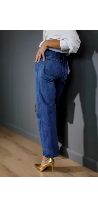 Стильні джинси з високою талією., одяг від Jador