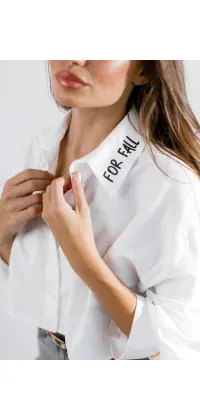 Укорочена сорочка IMPERIAL. Колір: Білий