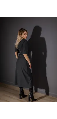 Італійська сукня IMPERIAL з розрізом від середини стегна, одяг від Jador