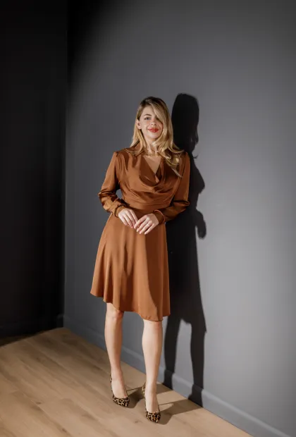 Сатинова сукня Rinascimento