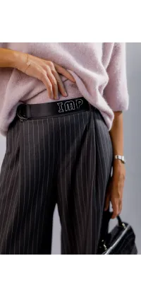 Штани IMPERIAL з поясом. Колір: Сірий