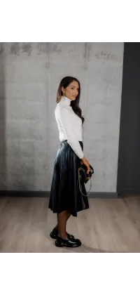 Французька спідниця з екошкіри, одяг від Jador