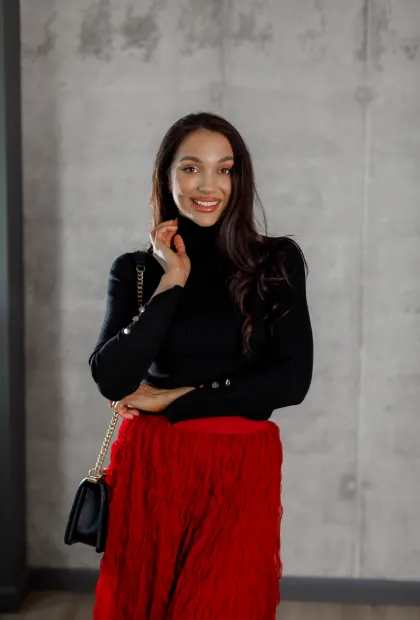 Чорний класичний гольф