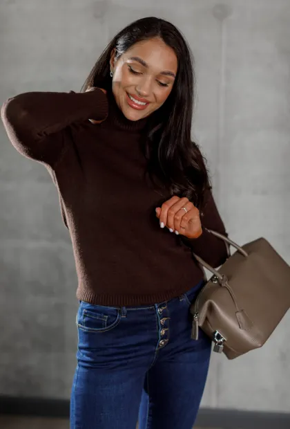 Трикотажний гольф Chokolate