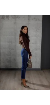 Французькі джинси skiny. Колір: Джинс