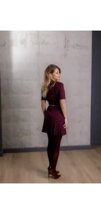 Сукня міні бургунді, від IMPERIAL