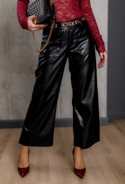 Штани з накладними кишеннями