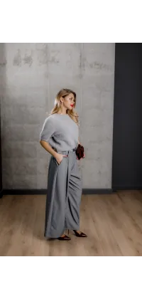 Класичні сірі палаццо. Колір: Сірий