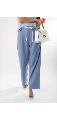 Штани прямого крою. Колір: Блакитний