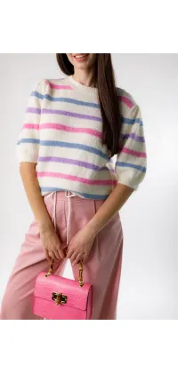 Светр у смужку, одяг від Jador