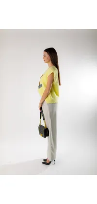 Бавовняні штани прямого крою, одяг від Jador