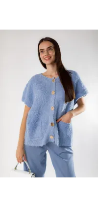 Кардиган із натуральної шерсті. Доступні розміри: 