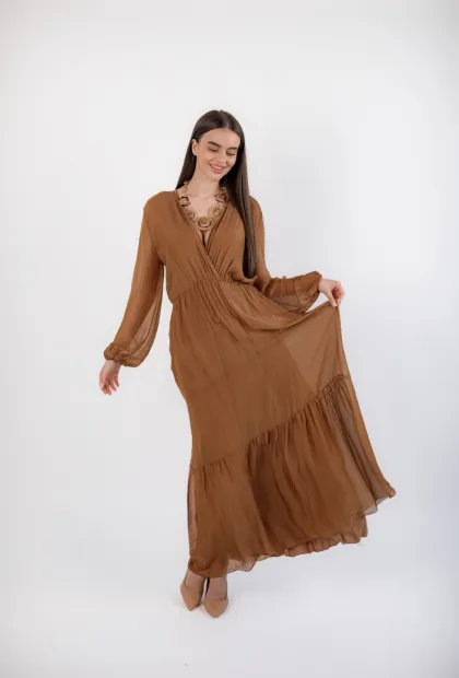 Сукня з натурального шовку