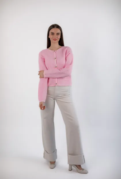 Французькі джинси з підворотами