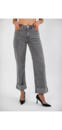 Класичні сірі джинси, одяг від Jador