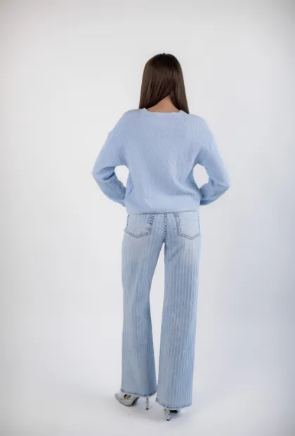 Джинси з кристалами Swarovski