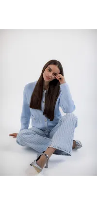 Джинси з кристалами Swarovski, одяг від Jador