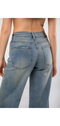 Французькі джинси палаццо. Ціна: 5590 грн