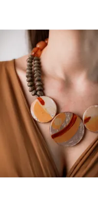 Намисто в етностилі. Доступні розміри: 