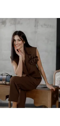 Класичний жилет IMPERIAL. Колір: Коричневий