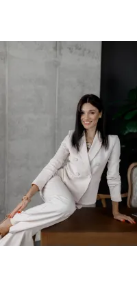 Костюм IMPERIAL (Італія) в розкішному кольорі айворі, одяг від Jador