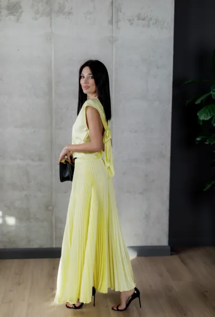 Яскрава спідниця плісе