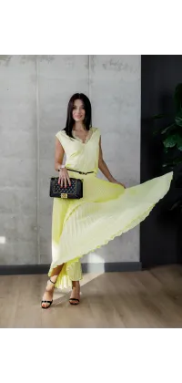 Яскрава спідниця плісе, одяг від Jador