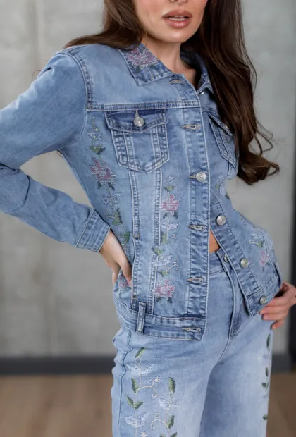 Куртка з французького деніму