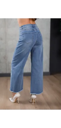 Джинси з трендовою вишивкою, одяг від Jador