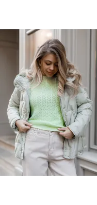 Куртка з натуральним пухом, одяг від Jador