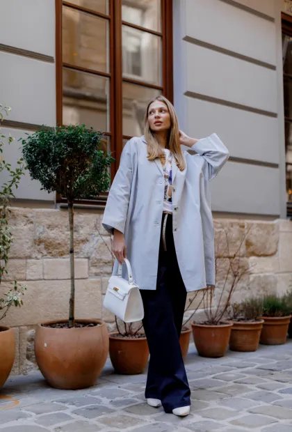 Тренч вільного крою