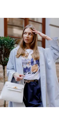 Тренч вільного крою. Доступні розміри: 