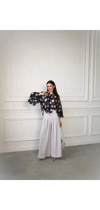 Шифонова блуза IMPERIAL. Колір: Чорний