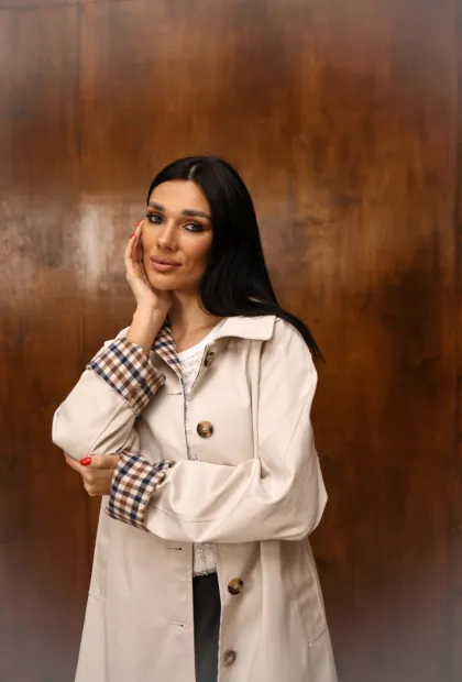 Французький тренч міді