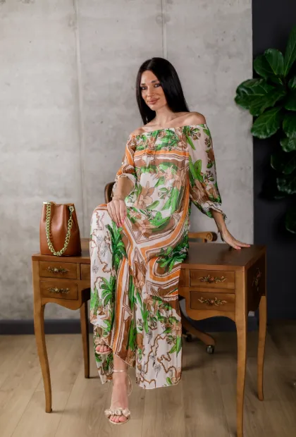 Розкішна сукня з шовку