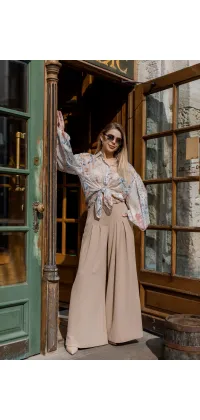 Легка та ніжна блуза з італійського шифону IMPERIAL, одяг від Jador