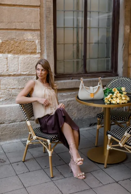 Шовкова блуза Jador