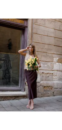 Блуза з натурального італійського шовку, одяг від Jador