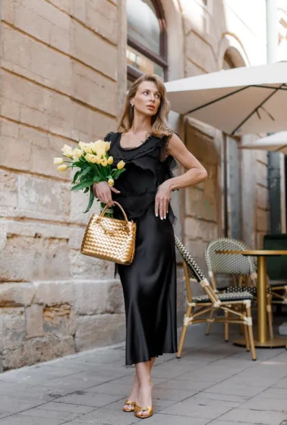 Італійська, шовкова блуза