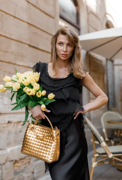 Італійська, шовкова блуза